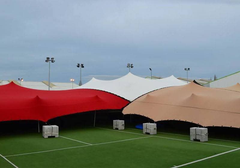 Stretch Tent Installation